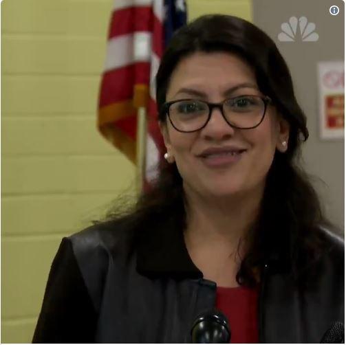 众议员特拉比（Rashida Tlaib）